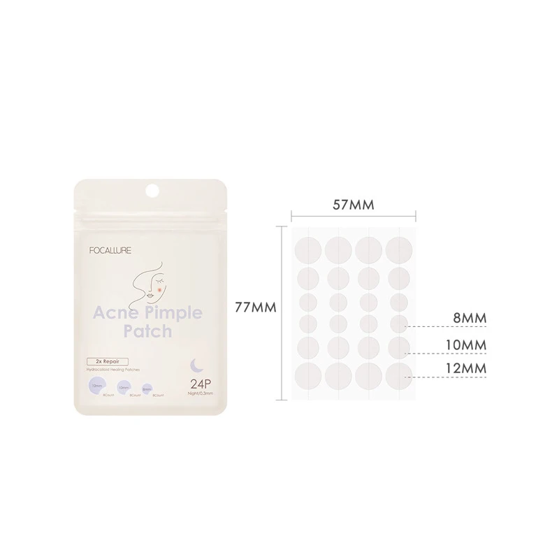 

24Pcs Acne Remover Sticker Acne Treat Pimple Remover Tool Blemish Spot Facial Mask Skin Care Tea Tree Extract Mask TSLM2