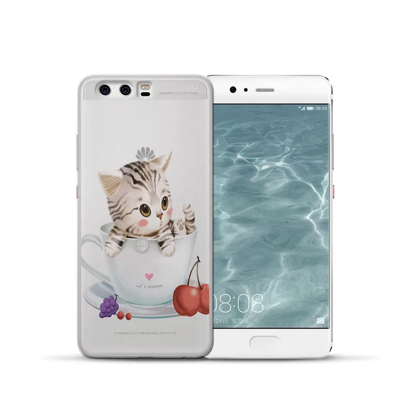 1085 Мультяшная кошка собака для Huawei Mate 9 10 20 P8 P9 P10 P20 P30 P Smart Lite Plus Pro чехол для телефона Etui funda animal capa - Цвет: 1085