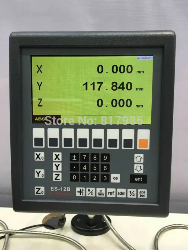 Emulti ES 12B 3 axis DRO LCD digital readout для токарного фрезерного станка|digital for lathe|digital readout3 |