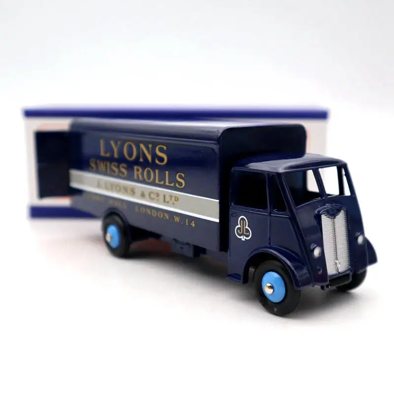 Atlas Dinky 514 суперигрушки GUY Van LYONS SWISS ROLLS Truck Blue Diecast модели автомобилей Коллекция Авто