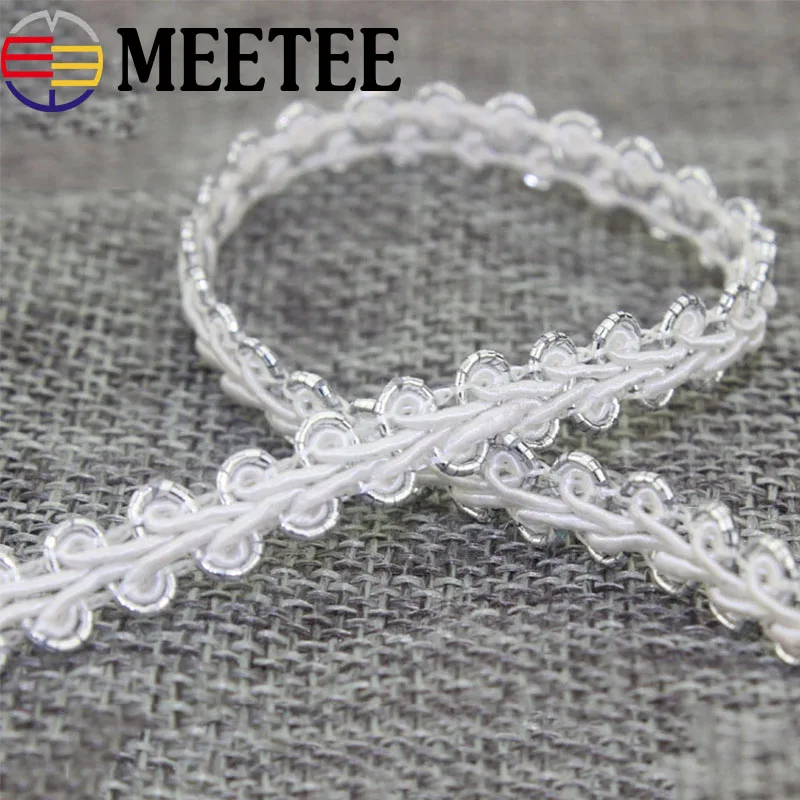20Yards Knitted Lace Trims Ribbon for Costume High Quality Centipede Braid Sewing Laces Trimming Cosplay Clothes Accessories | Дом и сад
