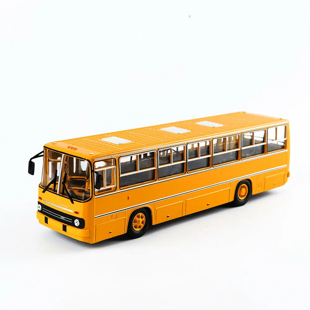 25 см игрушки для детей IKARUS-260 1/43 Россия Icarus автобус модель двухэтажный автомобиль советская игрушка Литье под давлением Желтые Детские игрушки