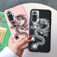 dragon painted case for xiaomi redmi note 10 pro cases silicon fundas redmi note 9 8 pro 10s 9a 9c nfc 9s 9t 8t 7 7a 8a covers
