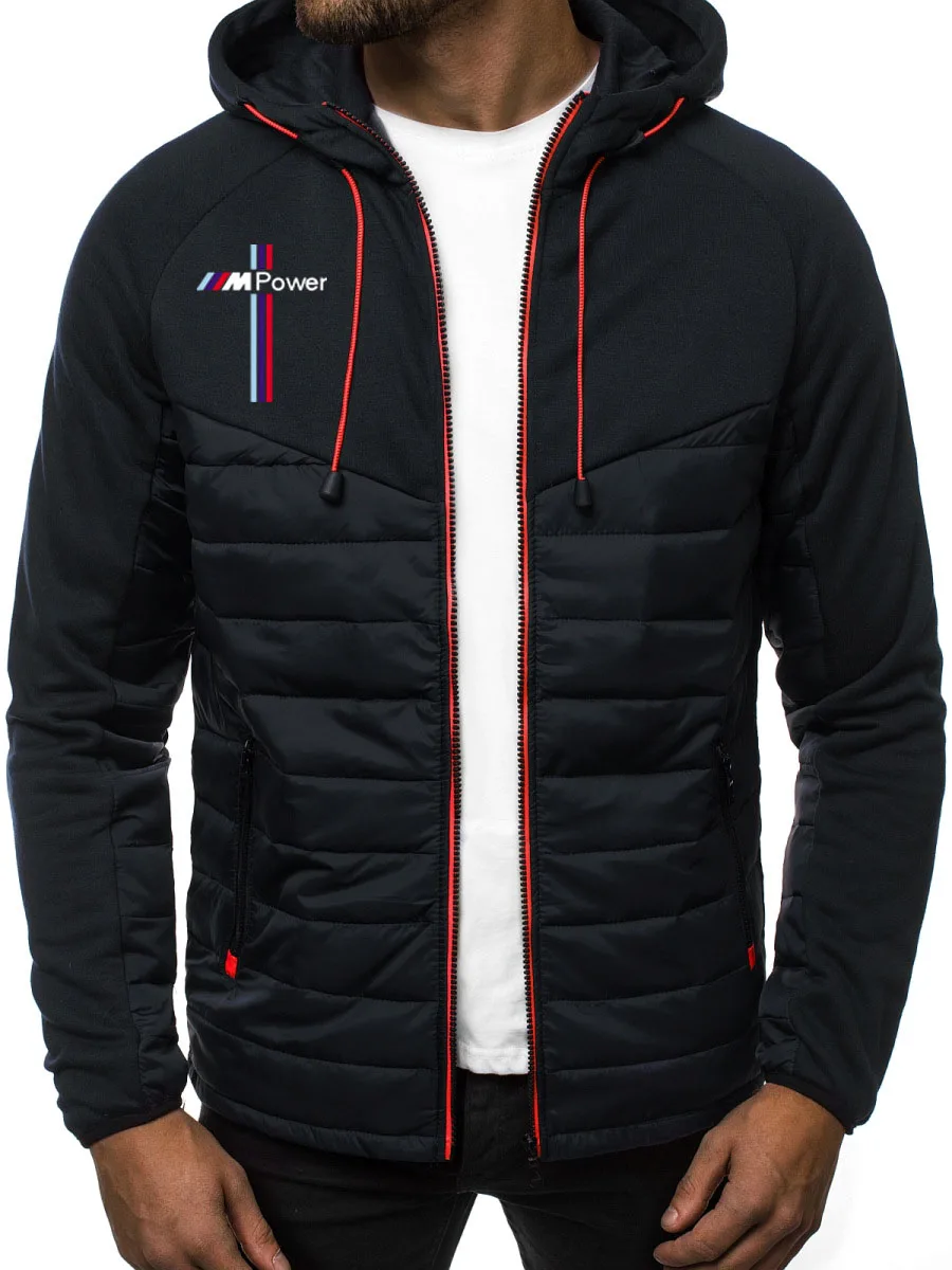 Мужская толстовка с капюшоном длинным рукавом на молнии|Куртки| |