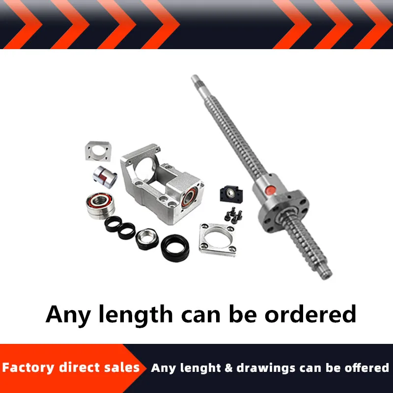 

SFU2010/2020 L=1200-2550mm +HM15-80Cast aluminum BF15 +Plum coupling XB30*40 +Coupler DSG20H for cnc parts