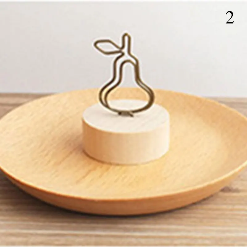 

Photo Wooden Clips Creative Portable Photo Tools Clips Cute Cartoon Home Accessory Convenient Useful Wooden Grip Card Holder