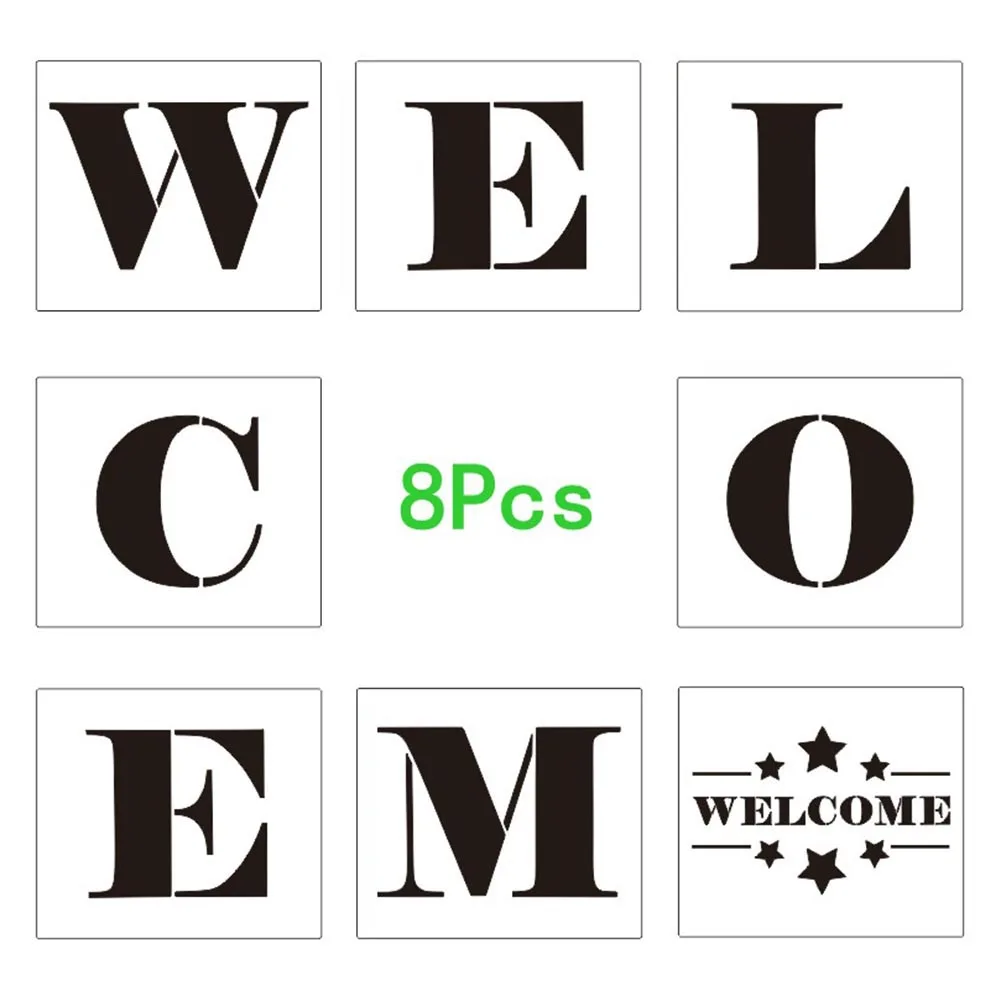 Шаблон приветствия с большими буквами знак в гостинице деревенском стиле декор