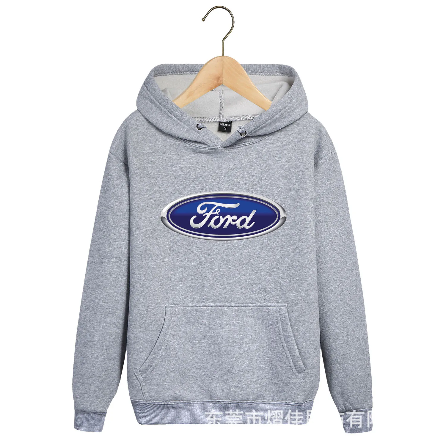 

2021 NEW Spring autumn leisure trend men's car logo ford sweater Plush Pullover