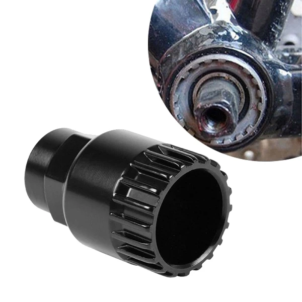 

Quality Bicycle 20 Teeth Bottom Bracket Remover Puller Tool Black for Mountain Bike Bicycle Repair Tools
