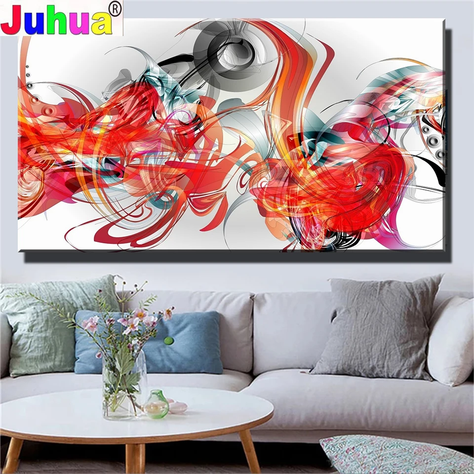 

5D Diy Diamond Painting Abstract Color Camber Handmade Mosaic Embroidery Art Cross Stitch Full Square Round Drill,New Top Sale