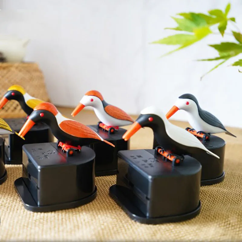 Новые милые маленькой птичкой на рукаве контейнер для зубочисток Автоматический