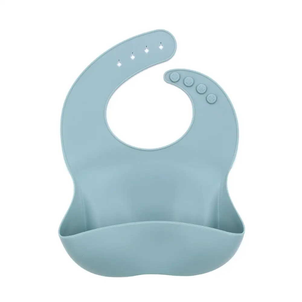 Soft Silicone Wipe Clean Waterproof Baby Bibs | Детская одежда и обувь