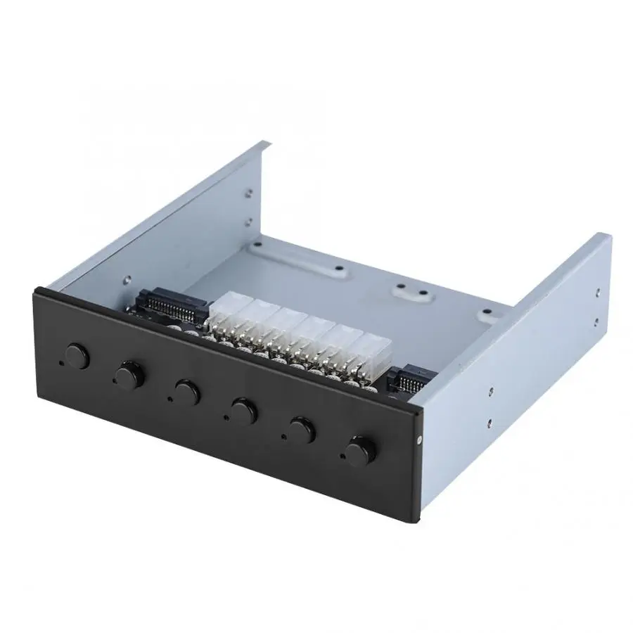 6 BAY HDD Hard Drive Power Switch Controller For Desktop PC Computer SATA Disk |