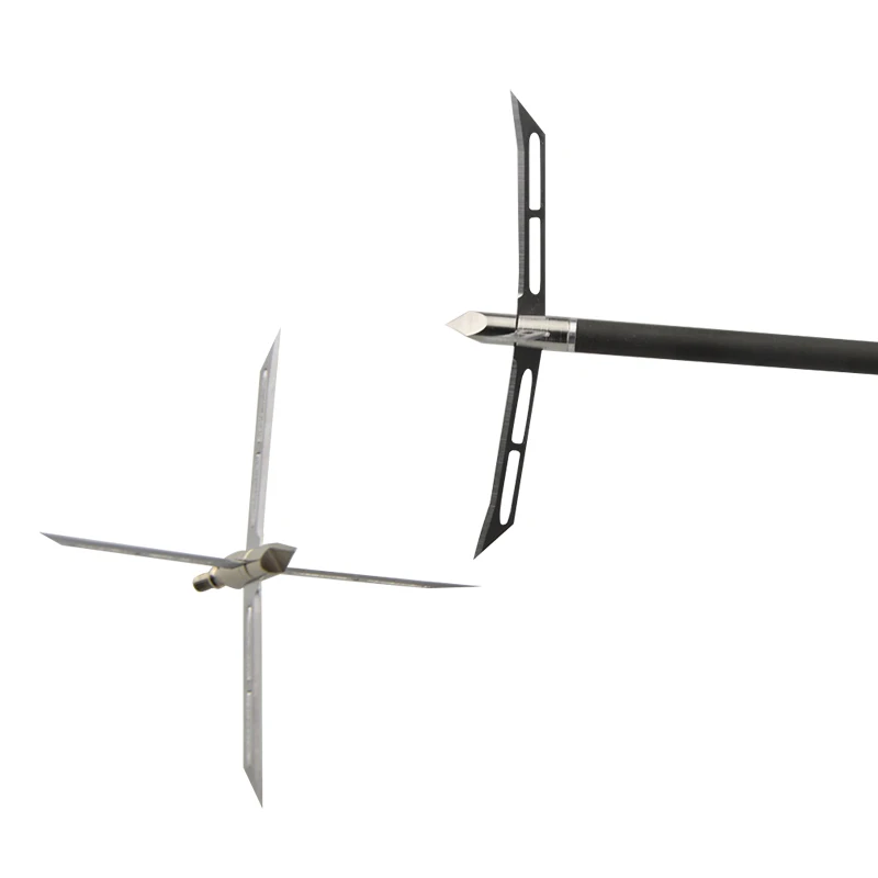 

10/20pcs Archery Arrowhead 182grain Stainless Steel 4 Blades Broadhead For Hunting Sharp Arrow Point Tips Shooting Accessories