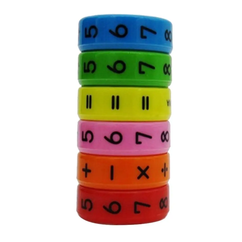 6 шт. магнитные математические цифры игрушки Монтессори детские дошкольные