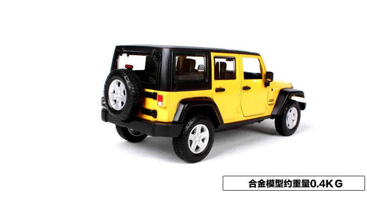 Maisto 1/24 Jeep WRANGLER Коллекционное издание металлическая литая модель автомобиля детские игрушки подарок
