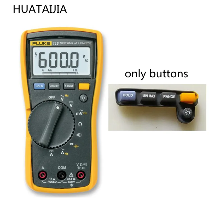 Fluke115 botones para Fluke, botones 115, botones Fluke 115 teclas, solo para teclas fluke 115-0