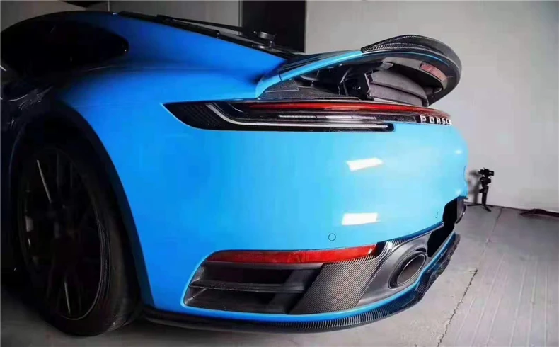 Спойлер крыла багажника из углеродного волокна для Porsche 911 2019 2020 2021 высокое