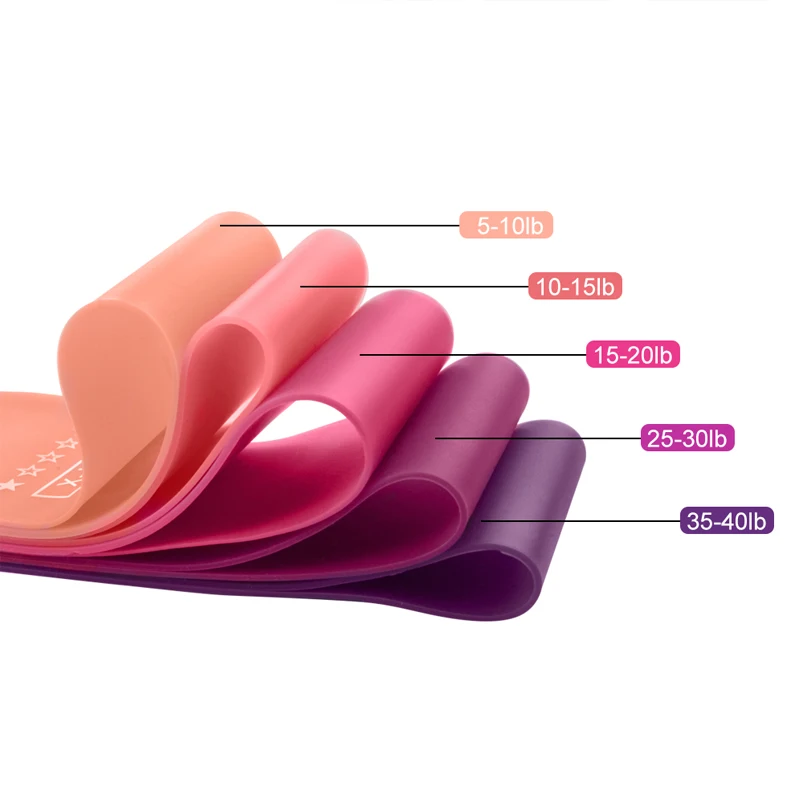 Training Gym Yoga Resistance Bands Bodybuilding Sport Fitness Rubber Exercise Pilates Crossfit Elastic Workout Equipment | Спорт и