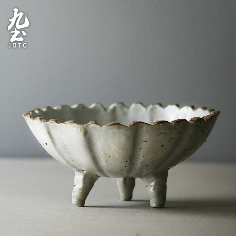 

Japanese Flower Zen Vintage Vase for Plants Retro Home Flowerpot Fruit Plate Vaso Moderno Vase for Wedding Decoration V6O