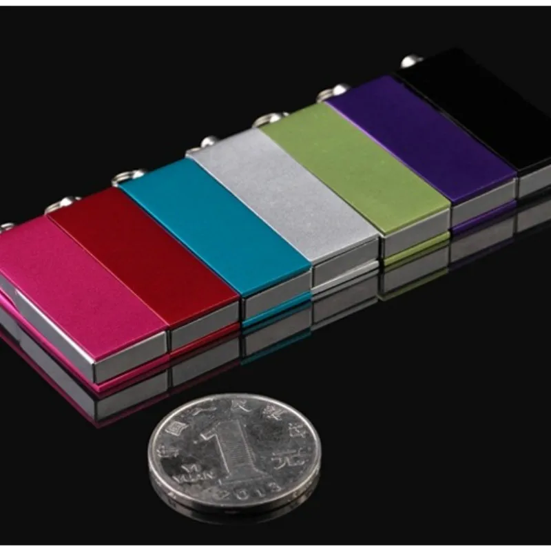 Креативный брелок из металла USB флэш накопитель поворотный флеш 4GB/8GB/16GB/32GB/64GB