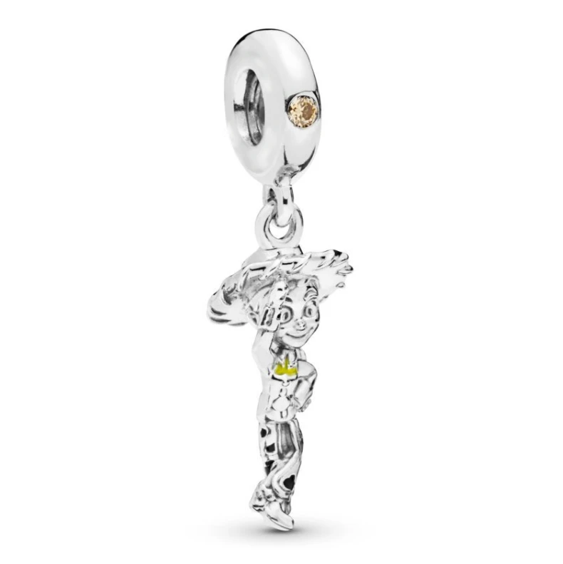Подходит для оригинальных браслетов Pandora, новинка,,, рисунок льва, принцессы, История игрушек, инопланетянин, древесный кулон, сделай сам, динозавр, бусина