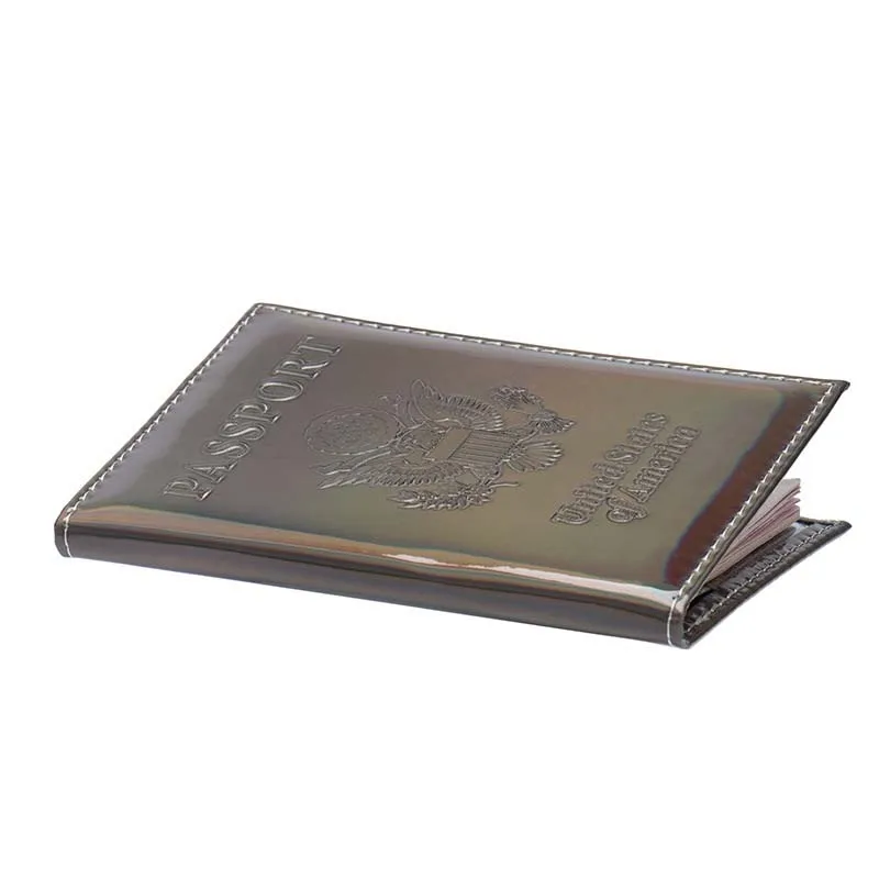 Фото High Quality Foreign trade USA laser passport clip mirror glossy book ticket holder travel simple case Багаж и сумки High Quality Foreign trade USA laser passport clip mirror glossy book ticket holder travel simple case Багаж и сумки