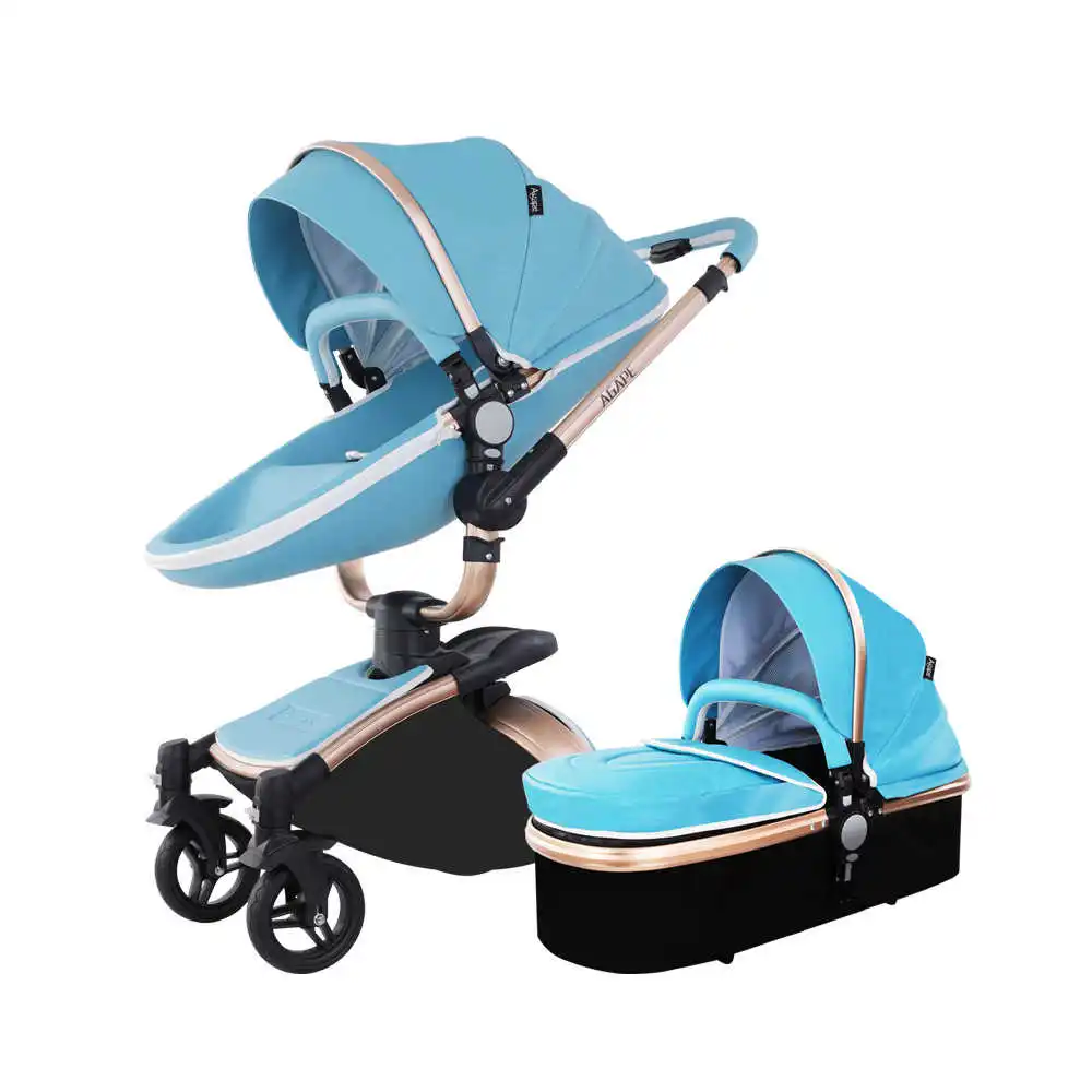 

Long baby trolley cortical bi-directional high-view shock absorber baby carriage can sit in the cart