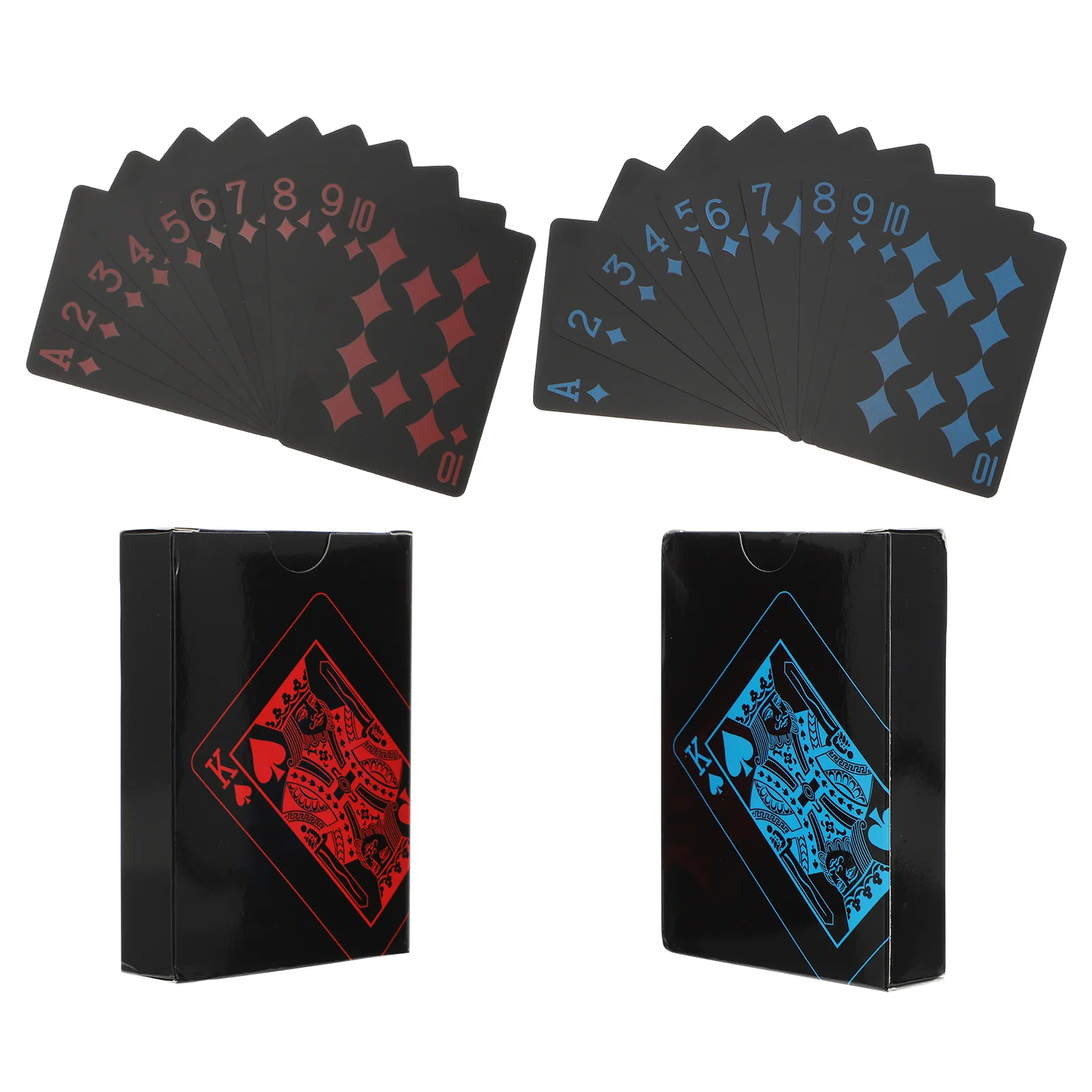 

Водонепроницаемые настольные карты пластиковые покерные карты Magician, 2 коробки