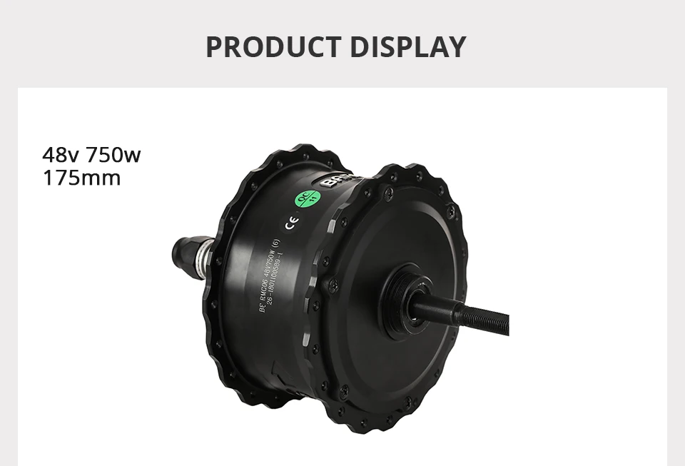 BAFANG 48V 750W бесколлекторный мотор Bafang мотор для центрального движения RMG06 D/DC 750W задний мотор старый 175 мм/190 мм 8Fun Электрический велосипед задний мотор для центрального движения