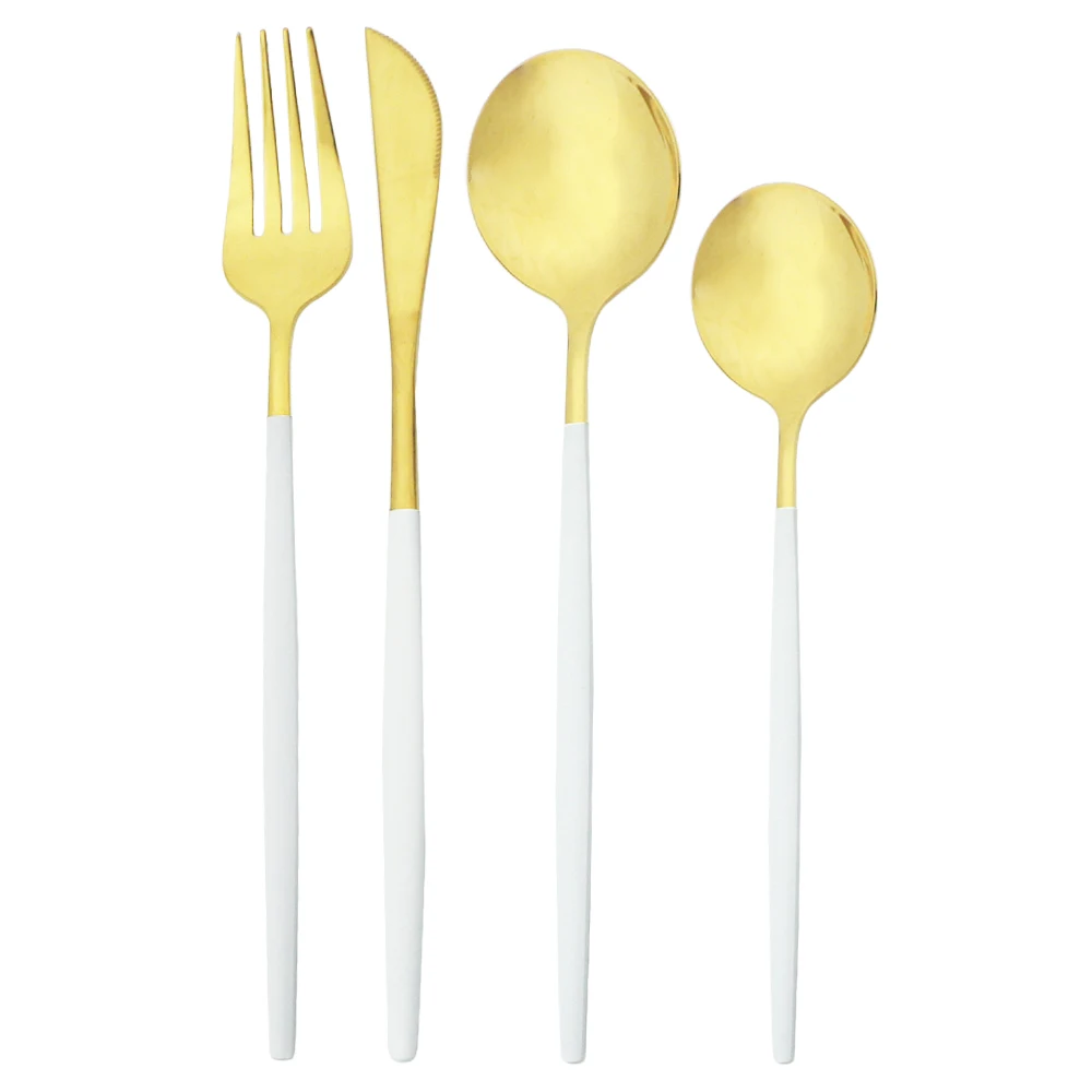 Набор столовых приборов из нержавеющей стали 4 шт.|Столовые сервизы| |