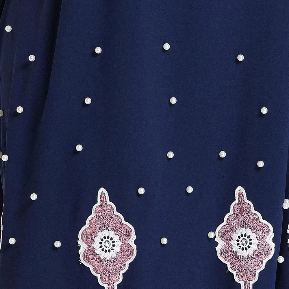 

Abaya Beading Embroidery Long Dress Arab Jilbab Turkish Middle East Maxi Robe Gown Muslim For Women Ramadan Islamic Plus Size