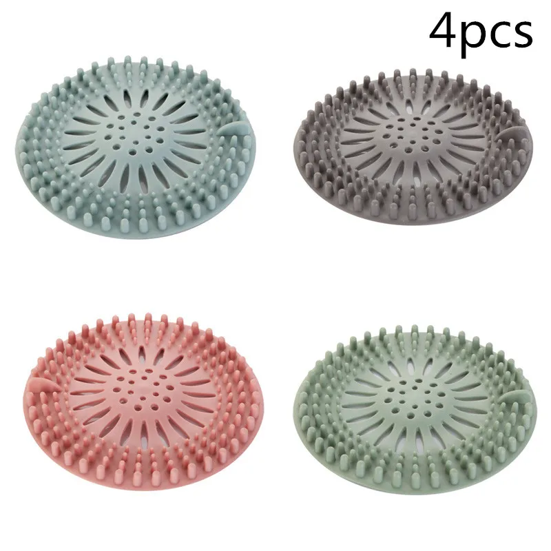 

Bathtub supplies Drain Strainer Silicone Sink Filter Shower Floor Drain Covers Sink Strainer Filter Bathroom Kitchen Accessories