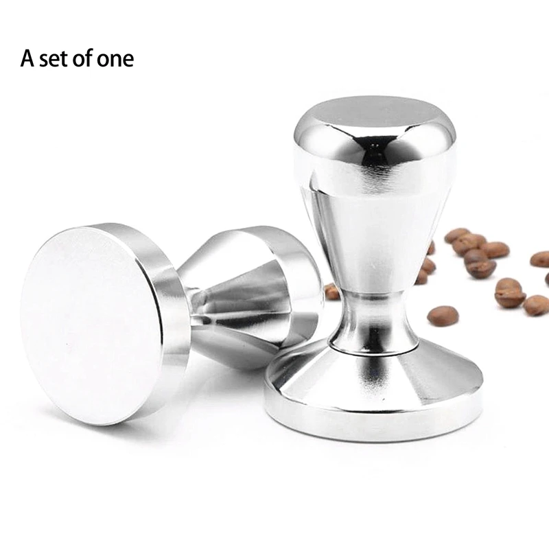 

49mm Stainless Steel Coffee Tamper Base Coffee Bean Pressure Powder Hammer Coffee Pressure Bar