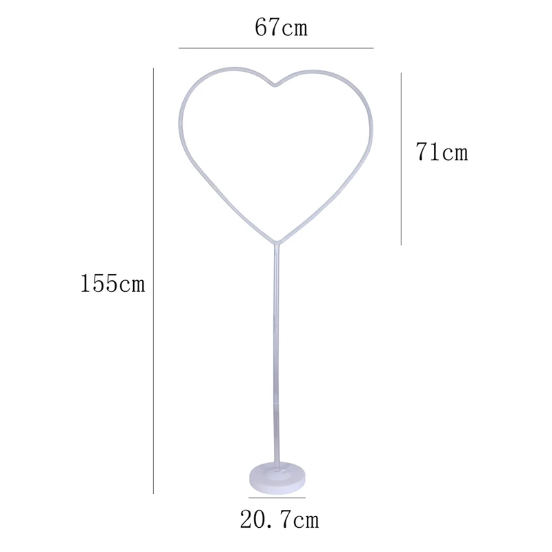 

High Quality Love Heart Balloon Sky Ring Column Stand Set Christmas Birthday Party Decoration Accessories Event Party Decor