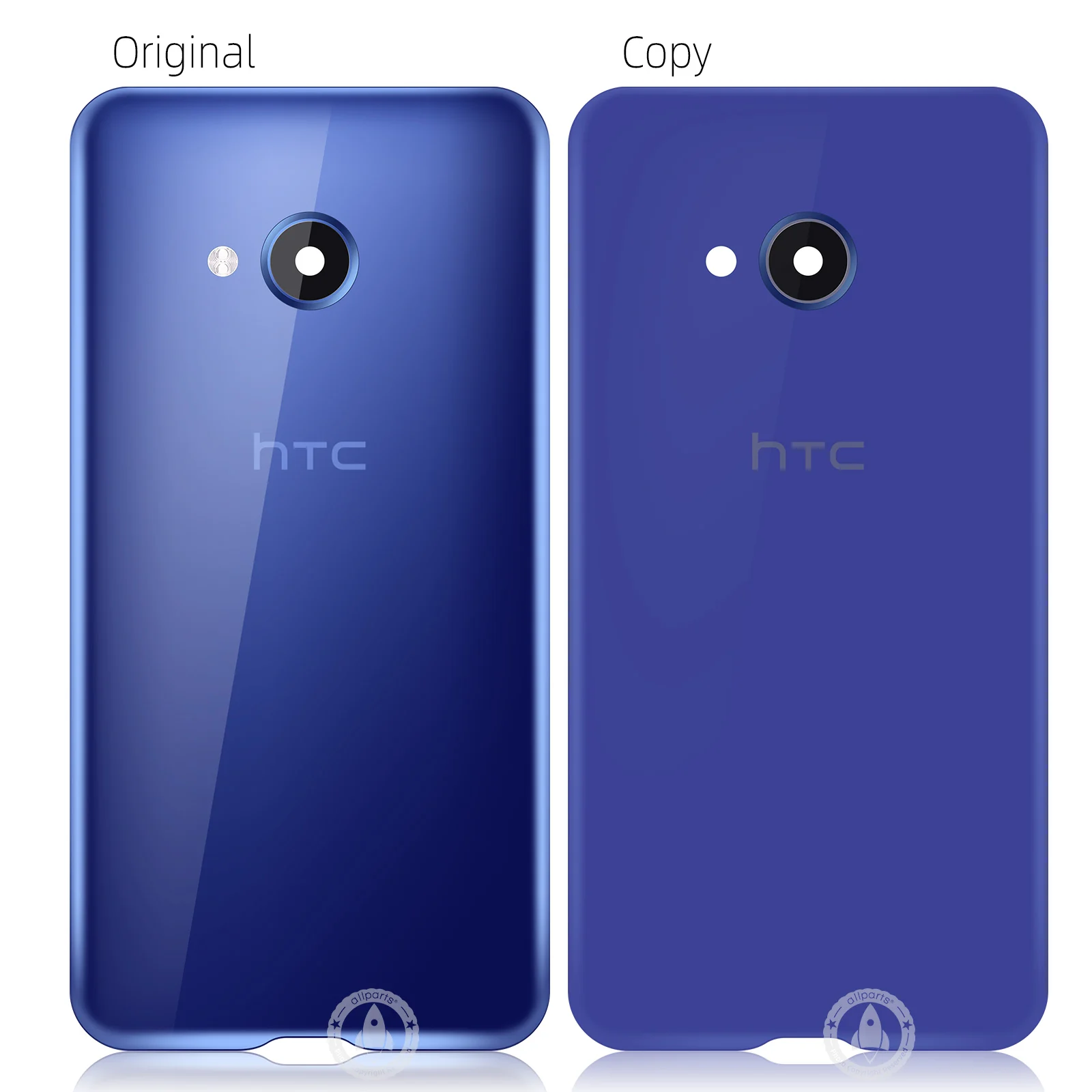 Оригинальная задняя крышка корпуса для htc U Play, крышка батареи с объективом камеры для htc U Play, задняя крышка, запасные части