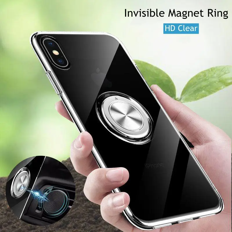 For iphone XR XS 12 11pro max Case mini Adsorpt Magnetic Cover 6s 6 s plus 8 7 11 Clear | Мобильные телефоны и аксессуары