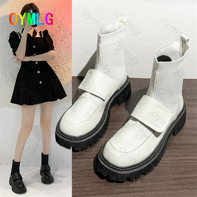 

Женские ботинки Martin осень-зима 2021 тонкие британские ветротурбинные тонкие и тонкие дышащие короткие ботинки на толстой подошве