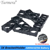 bracke 3x 32650 32700 lifepo4 battery bracket holder 3x safety anti vibration plastic bracket for 12v 36v battery pack 12pieces