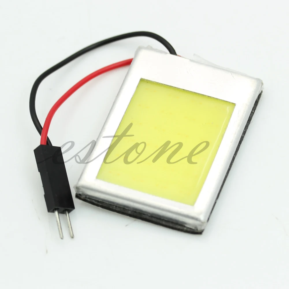

6W T10 DC 12V COB LED Lamp Light Aluminum Dome Festoon Car Interiore Plate L41C