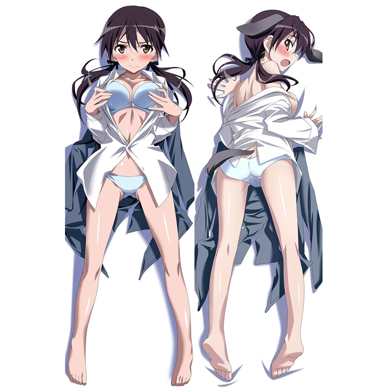 Страйк ведьмы аниме девушка Gertrud Barkhorn Perrine Clostermann длинная подушка для тела чехол с