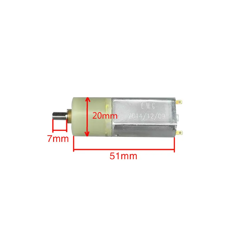 Полный металлический планетарный редукторный электродвигатель постоянного