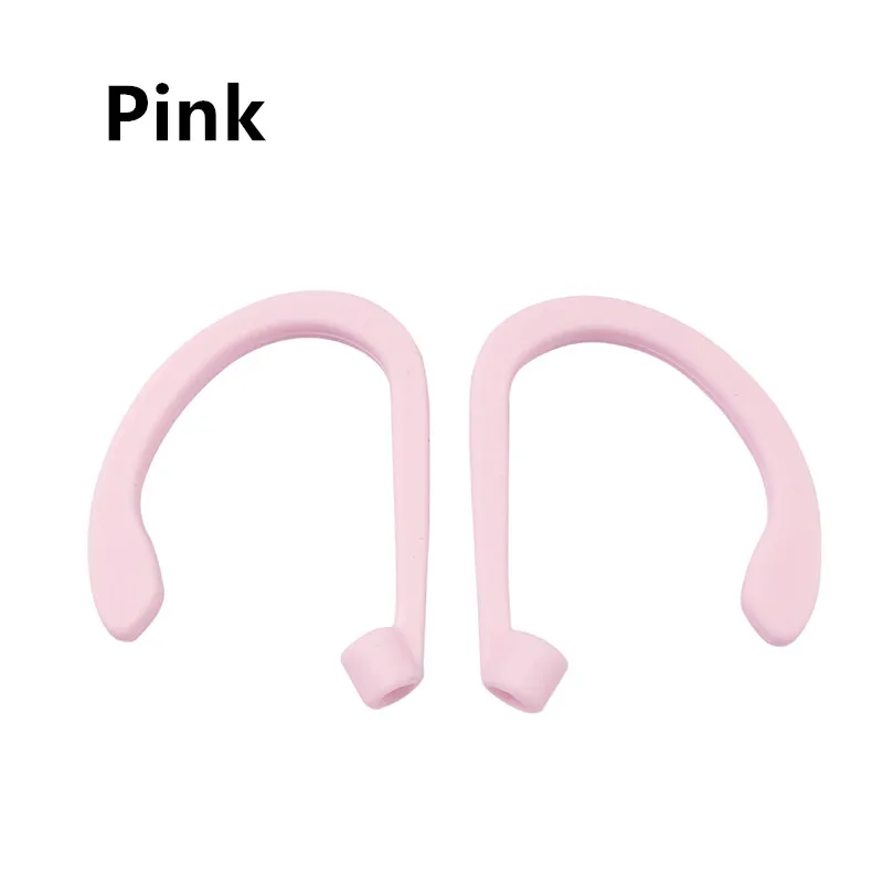pink Защитный держатель безопасности для наушников, крючки для Apple Airpods 2, беспроводной держатель для наушников, держатель для наушников, спортивный, анти-потеря, ушной крючок - Цвет: pink