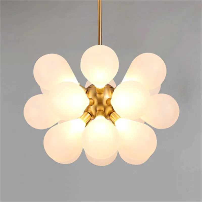 

Nordic Minimalist Living Room Pendant Lamps Bubbles Bedroom Cloakroom Children's Room Model Room Lamp Fixtures Creative Glass G9