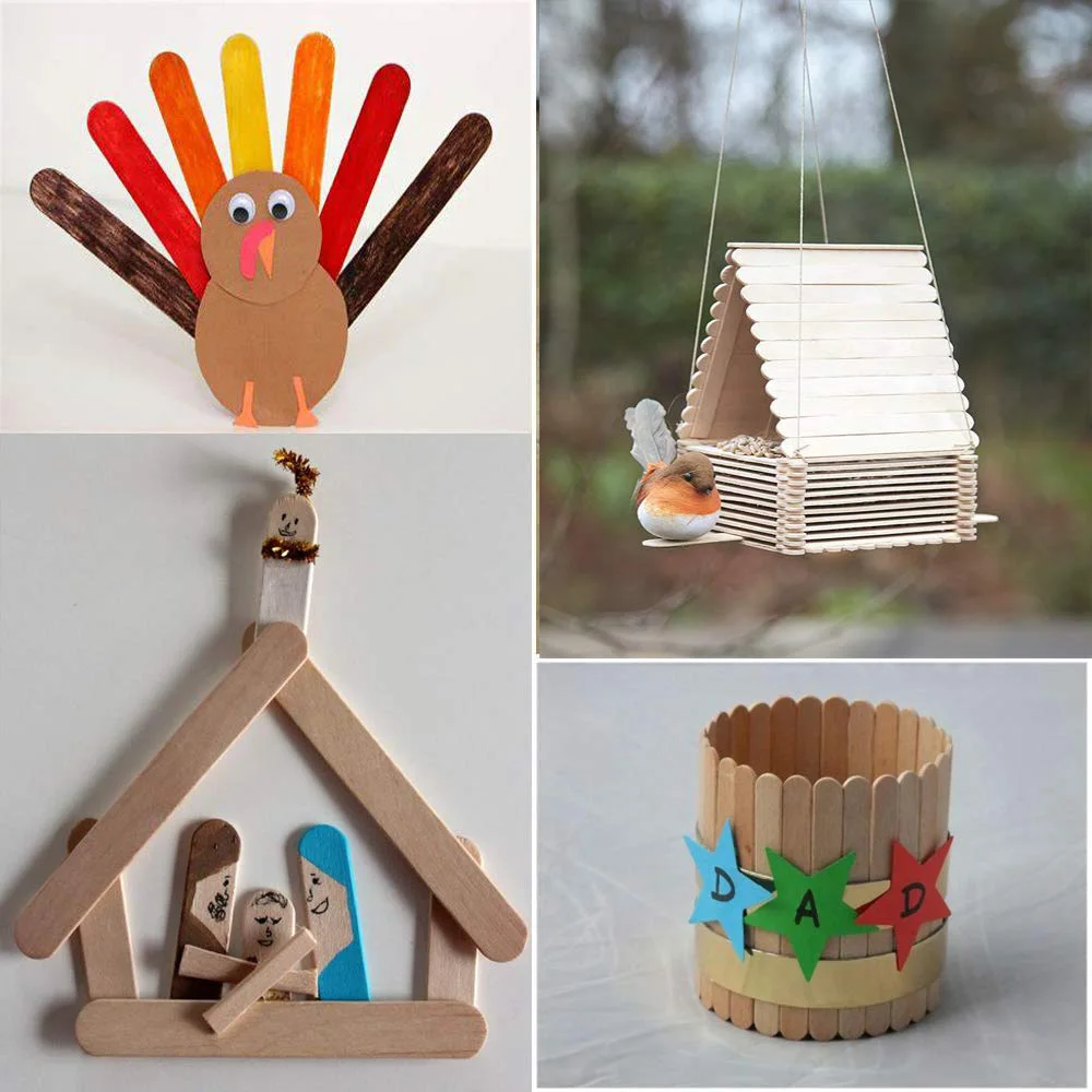 

10pcs Waxing Sticks Large Wide Wax Applicator Sticks Hair Removal Spatula Wood Stick Applicators for Wax Beans Beads Hot