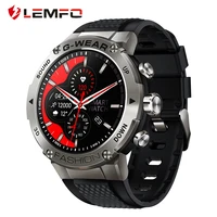 lemfo smart watch men 2021 bluetooth call 3 side buttons custom watch face heart rate monitor sports smartwatch for android ios