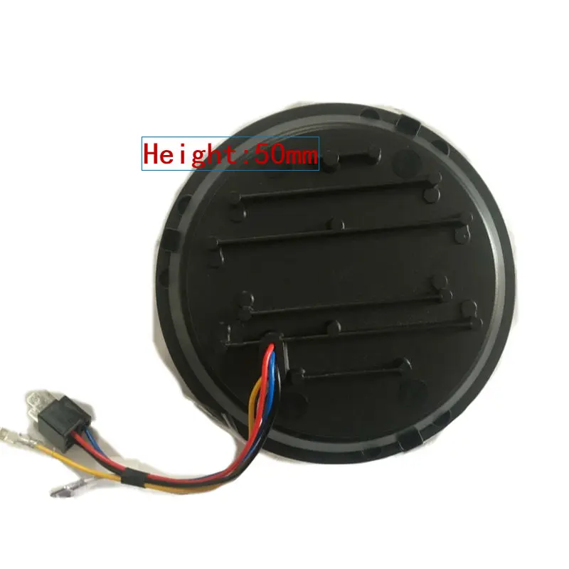 

2PCS 80W Round LED Headlight Halo Projector with DRL Amber Turn Signal for 07-14 Jeep Wrangler JK 2 Door