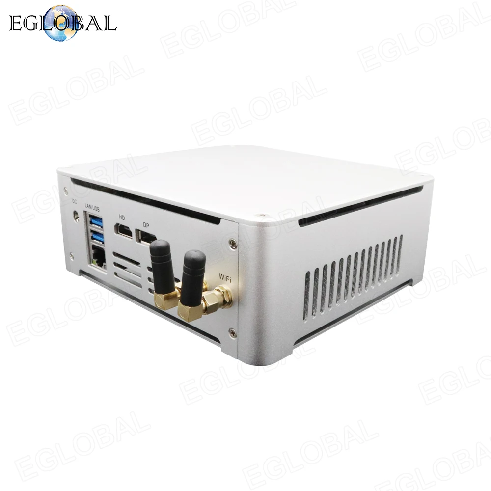 Eglobal Новый мини ПК Intel Core i5 7300HQ i7 7820HK DDR4 Windows 10 Linux 4K игровой UHD HTPC HDMI DP Minipc компьютер