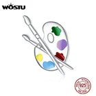 Подвеска из серебра 100% пробы с разноцветными бусинами, 925 CTC359