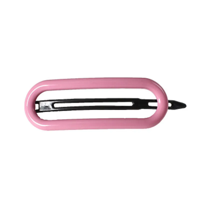 Заколка для волос скругленная женская прямоугольная шпилька карамельного цвета